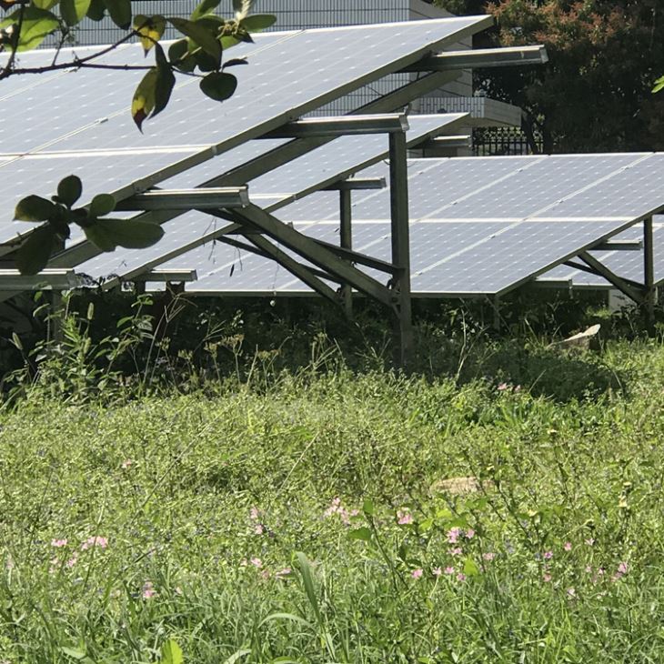 Galvanized Solar Stand