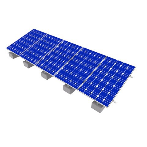 Suport triangular de panell fotovoltaic d'alumini