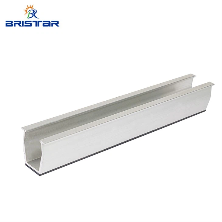 Solar Panel Aluminum Mini Rails For Metal Roof